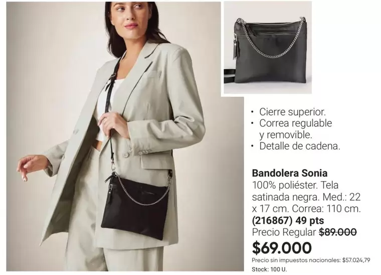 X$ - Bandolera Sonia