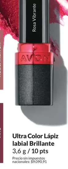 Avon - Ultra Color Lápiz labial Brillante
