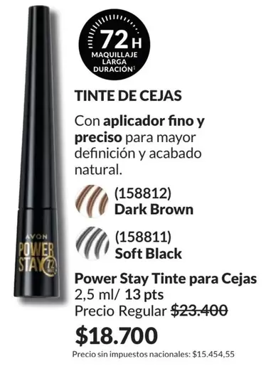Avon - TINTE DE CEJAS