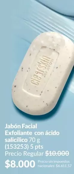 Avon - Jabón Facial Exfoliante con ácido salicilico