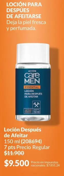Avon - LOCIÓN PARA DESPUES DE AFEITARSE