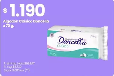 Doncella - Algodón Clásico