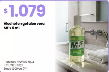 MF - Alcohol en gel aloe vera