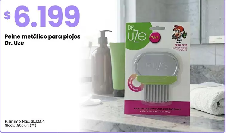 Ideal - Peine metálico para piojos