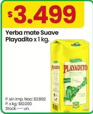 Playadito - Yerba mate Suave