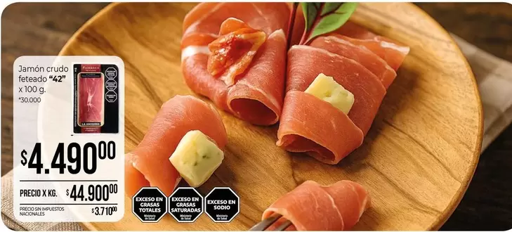 42 - Jamón crudo feteado "2"