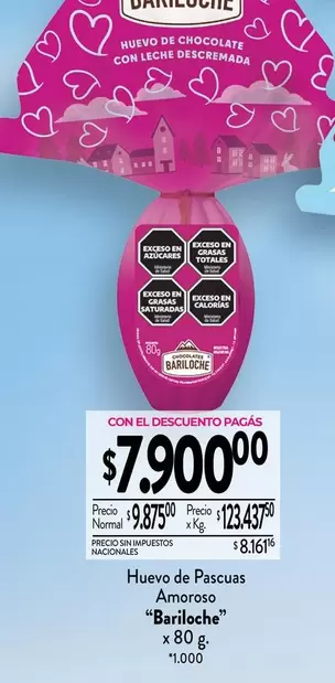 Bariloche - Huevo de Pascuas Amoroso