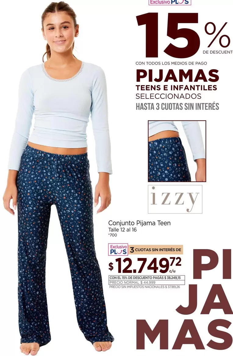 Mas - PIJAMAS TEENS E INFANTILES SELECCIONADOS