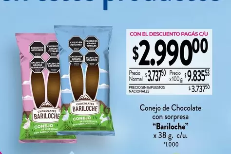 Bariloche - Conejo de Chocolate