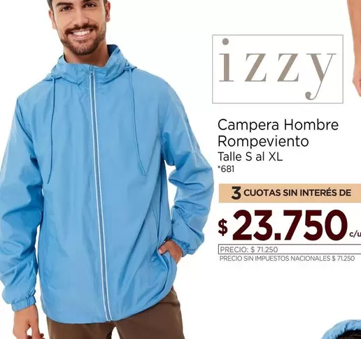 XL - Campera Hombre Rompeviento