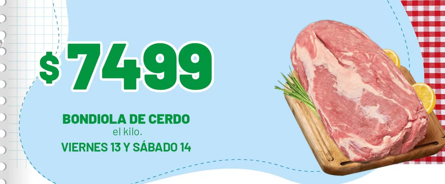 BONDIOLA DE CERDO