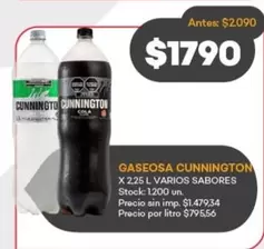 Cunnington - GASEOSA