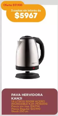 Kanji - PAVA HERVIDORA