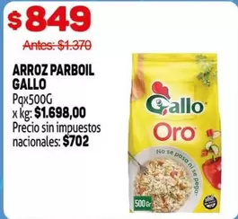 Gallo - ARROZ PARBOIL