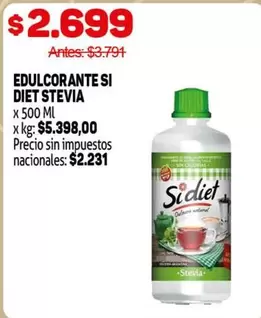 X$ - EDULCORANTE SI DIET STEVIA