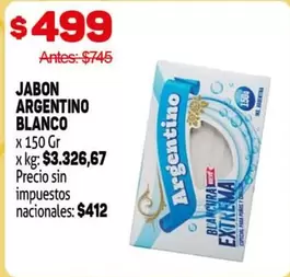 Argentino - JABON ARGENTINO BLANCO