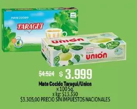 Taraguí - Mate Cocido Taragui/Union
