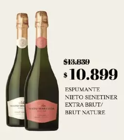 Nieto Senetiner - ESPUMANTE NIETO SENETINER EXTRA BRUT/ BRUT NATURE