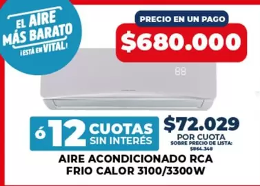 RCA - AIRE ACONDICIONADO