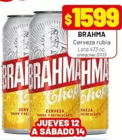 Brahma - Cerveza rubia
