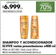 Elvive - SHAMPOO Y ACONDICIONADOR