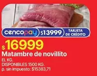 Matambre de novillito