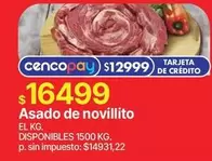 Asado de novillito