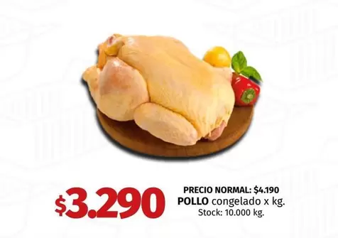 X$ - POLLO congelado x kg
