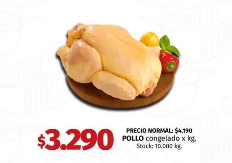 X$ - POLLO congelado x KG.