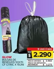 X$ - BOLSAS DE RESIDUOS 50X70