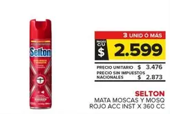 Selton - MATA MOSCAS Y MOSQ ROJO ACC INST X 360 CC