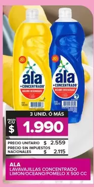 Ala - LAVAVAJILLAS CONCENTRADO
