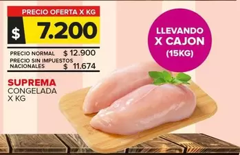 X$ - SUPREMA CONGELADA