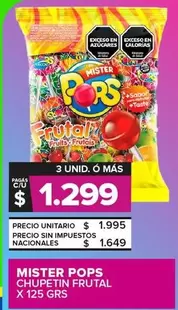 X$ - CHUPETIN FRUTAL