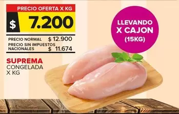 X$ - SUPREMA CONGELADA