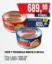 PATE Y PICADILLO MIXTO X 90 GMS