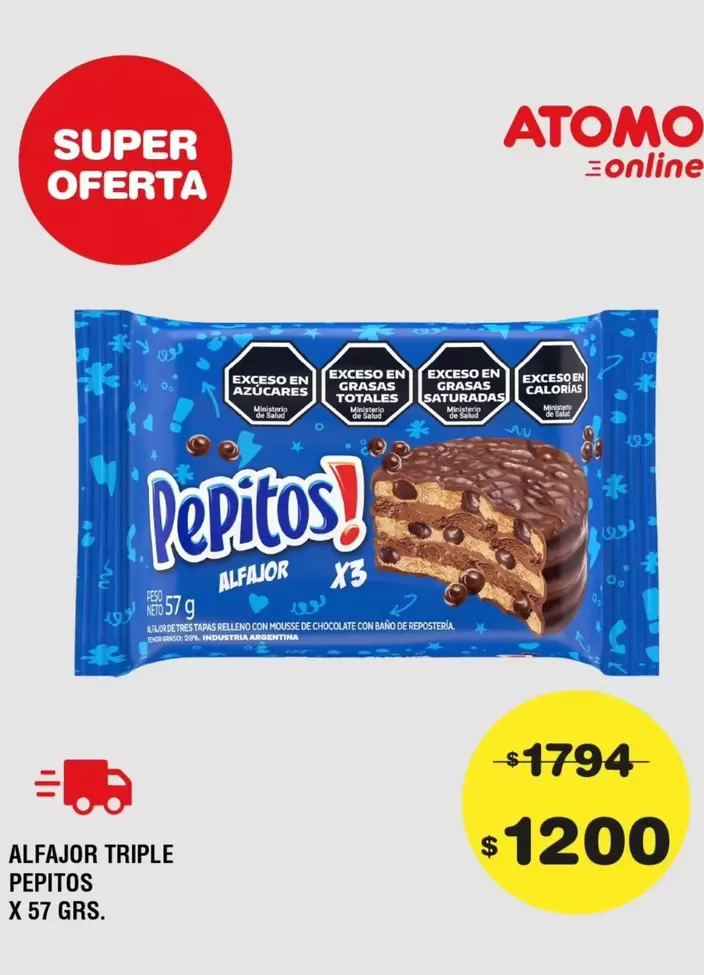 Pepitos - ALFAJOR TRIPLE