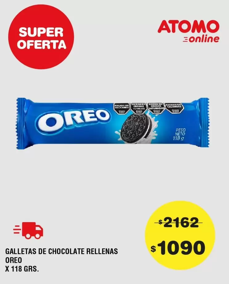 Oreo - GALLETAS DE CHOCOLATE RELLENAS