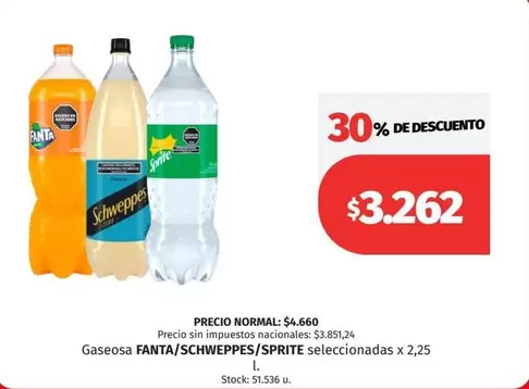 Fanta - FANTA/SCHWEPPES/SPRITE