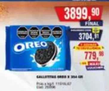 Oreo - GALLETITAS OREO X 354 GR