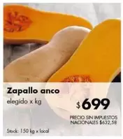 Elegido - Zapallo anco