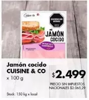X$ - Jamón cocido