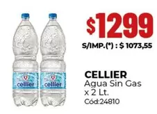 Cellier - Agua Sin Gas