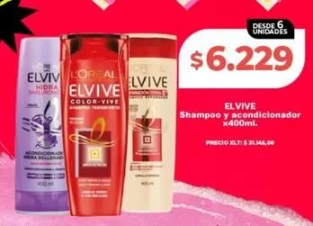 Elvive - Shampoo y acondicionador
