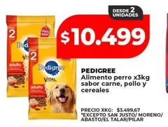 Pedigree - Alimento perro x3kg