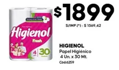 Higienol - Papel Higiénico