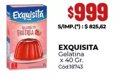 Exquisita - Gelatina