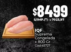 X$ - Suprema Congelada