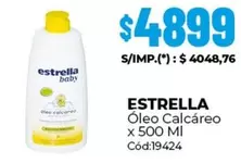 Estrella - Óleo Calcáreo