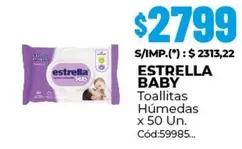 Estrella - BABY Toallitas Húmedas